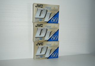 Pack 3 Cintas Mini DV JVC 60 Minutos