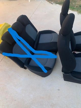 Asiento trasero Peugeot 206 Izquierdo