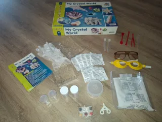 Juguete Crea Cristales. Laboratorio para niños.
