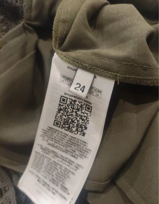 Falda Guess encaje verde oliva