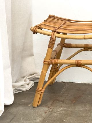 Banquetas de Caña Vintage 1960s