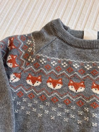 Jersey de punto con zorros