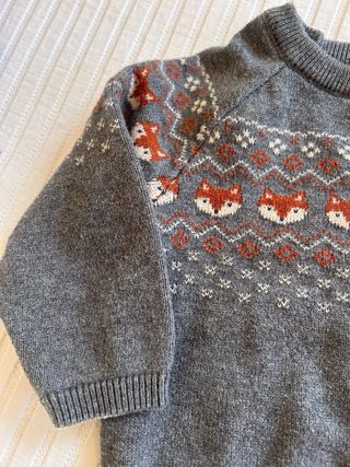 Jersey de punto con zorros