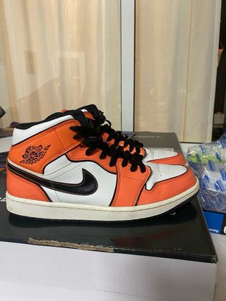 Zapatillas Jordan 1 Mid Turf Orange