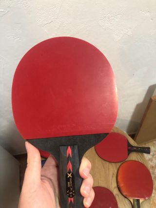 Lote 4 raquetas ping pong y fundas