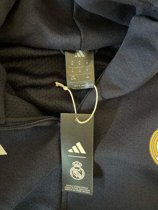Sudadera Oficial Real Madrid Adidas Azul