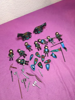 Lote Caballeros Águila Playmobil