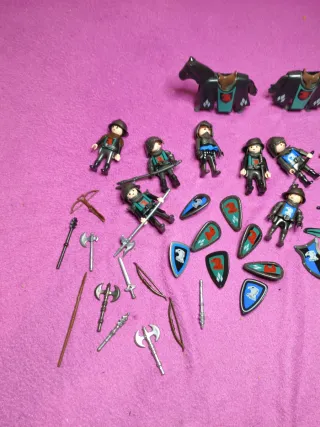 Lote Caballeros Águila Playmobil