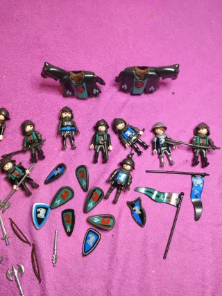 Lote Caballeros Águila Playmobil