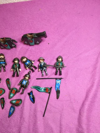 Lote Caballeros Águila Playmobil