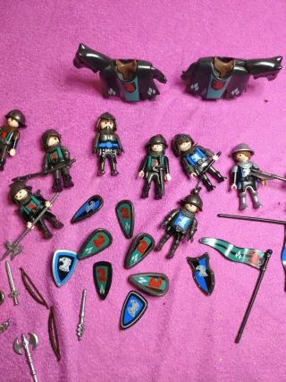 Lote Caballeros Águila Playmobil