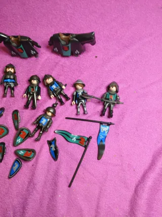 Lote Caballeros Águila Playmobil