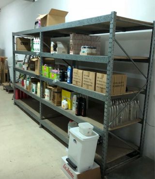 Estanterías de almacenaje metálicas