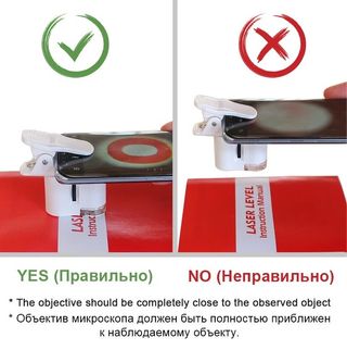 Microscopio 60X para Móvil con Clip