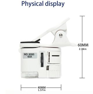 Microscopio 60X para Móvil con Clip