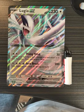 Carta cromo Jumbo Pokémon Lugia EX