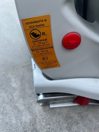 Silla Coche Britax Romer Grupo 2/3 con isofix.