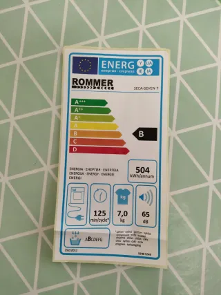 Secadora Rommer SECA-SEVEN 7kg
