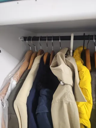 Armario modular blanco y verde 135 cm x 235 cm