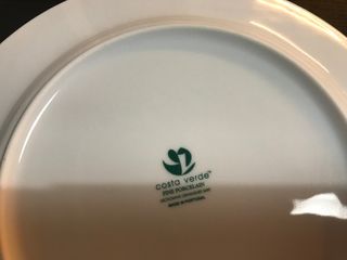 Vajilla 19 piezas azul y blanco, años 90. Nueva.