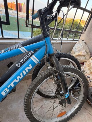 Bicicleta BTWIN azul