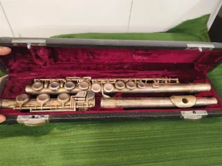 Flauta Lark M4009 Baño Plata