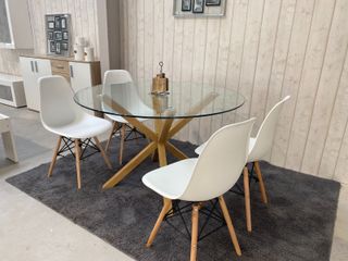 Mesa Redonda 120cm con Sillas