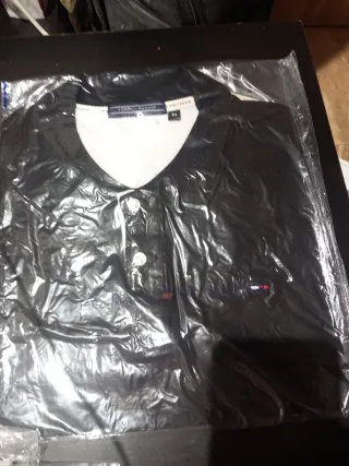 Polo Tommy Hilfiger Negro Talla M