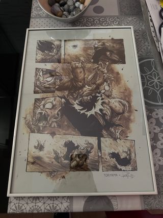 Cuadro Dragon Ball - Toriyama + Ubi