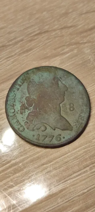 Moneda 8 maravedís 1776