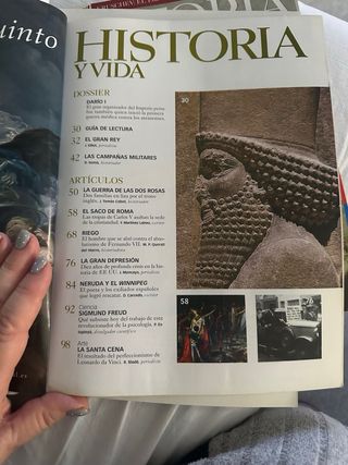 Revistas Historia y vida x2 y 1 de National Geogr