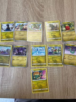 Cartas Pokémon: Deino, Axew, Fraxure, Dipplin