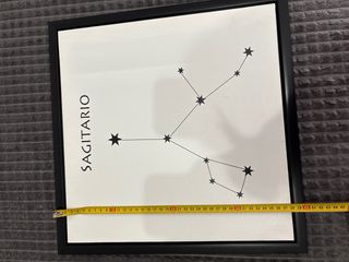 Cuadro lienzo Sagitario Constelación