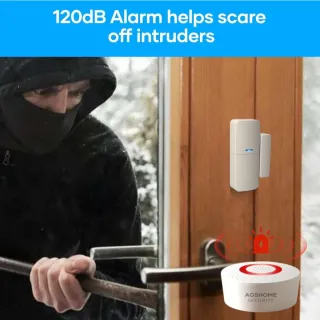 Sistema Alarma AGSHOME Casa + 10 Sensores