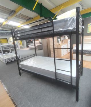 Literas Dobles Metálicas Negras