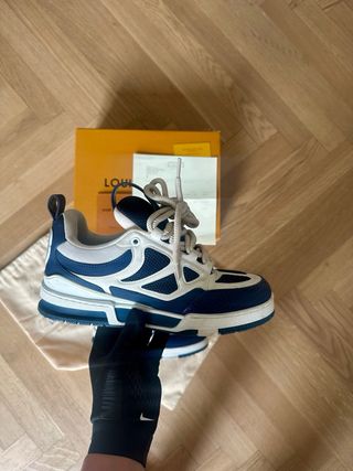 Scarpe Louis Vuitton blu e bianche taglia 42