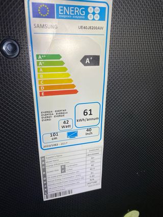 Smart TV Samsung 40 Negra