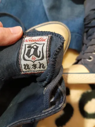 Zapatos Ash Tacón Vaquero Azul Beige