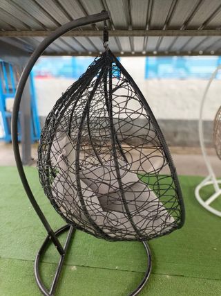 Silla Colgante / Mecedora Gris