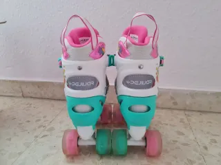 Patines 4 Ruedas Unicornio Talla 30-33