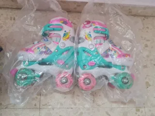 Patines 4 Ruedas Unicornio Talla 30-33