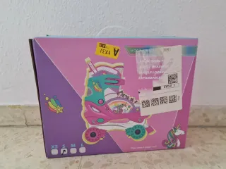 Patines 4 Ruedas Unicornio Talla 30-33