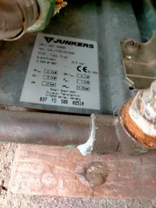 Calentador Junkers Hidropower Gas Butano