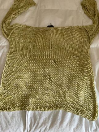 Maglia Liu Jo verde/corda fettuccia Vintage