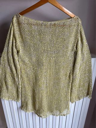 Maglia Liu Jo verde/corda fettuccia Vintage