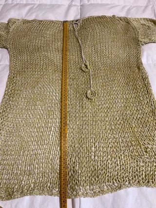 Maglia Liu Jo verde/corda fettuccia Vintage