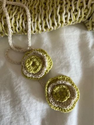 Maglia Liu Jo verde/corda fettuccia Vintage