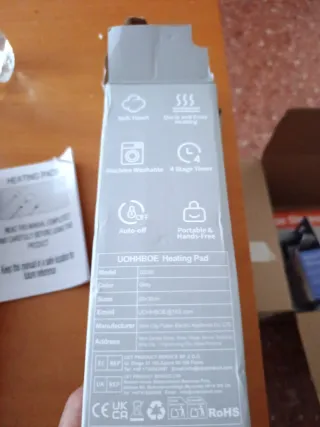 Manta Lumbar Eléctrica Calefactora