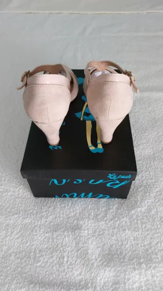 Salones rosa palo con tira