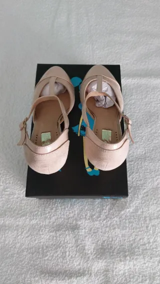 Salones rosa palo con tira